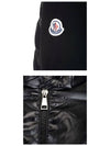 Tricot Logo Padded Cardigan Black - MONCLER - BALAAN 6