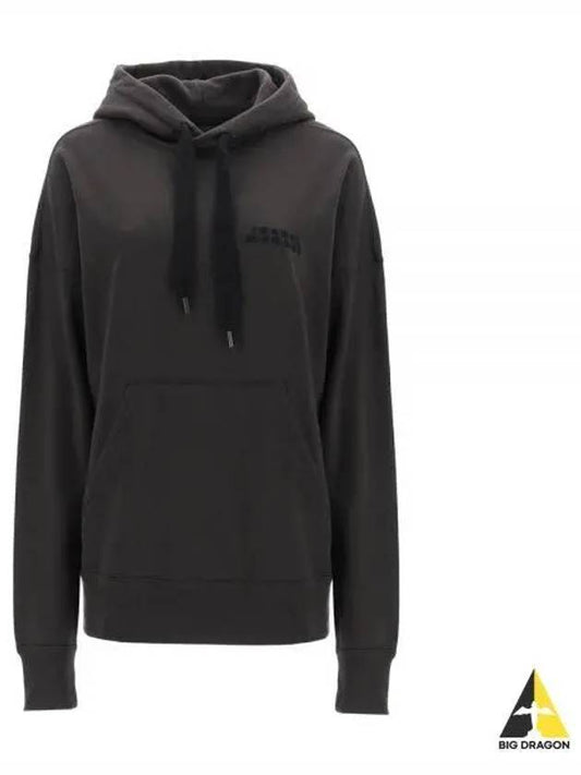 Isabel Marant Scott Logo Hoodie Top Fade Black - ISABEL MARANT - BALAAN 2