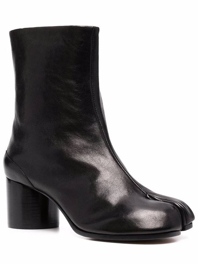 Tabi Lambskin Ankle Middle Boots Black - MAISON MARGIELA - BALAAN 3