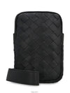 Intrecciato Rectangle Mini Cross Bag Black - BOTTEGA VENETA - BALAAN 3