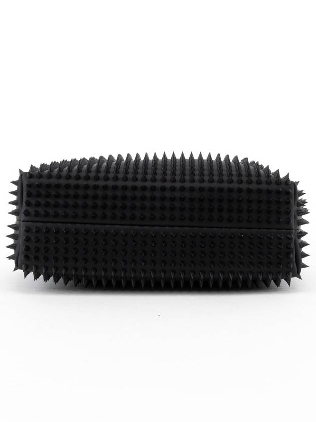 Heiress Rubberized Spike Pouch Bag Black - ALEXANDER WANG - BALAAN 5