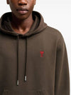 De Coeur Hoodie Dark Coffee - AMI - BALAAN 7