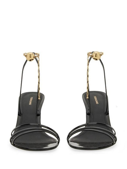 SANDAL WITH CHAIN - SALVATORE FERRAGAMO - BALAAN 2