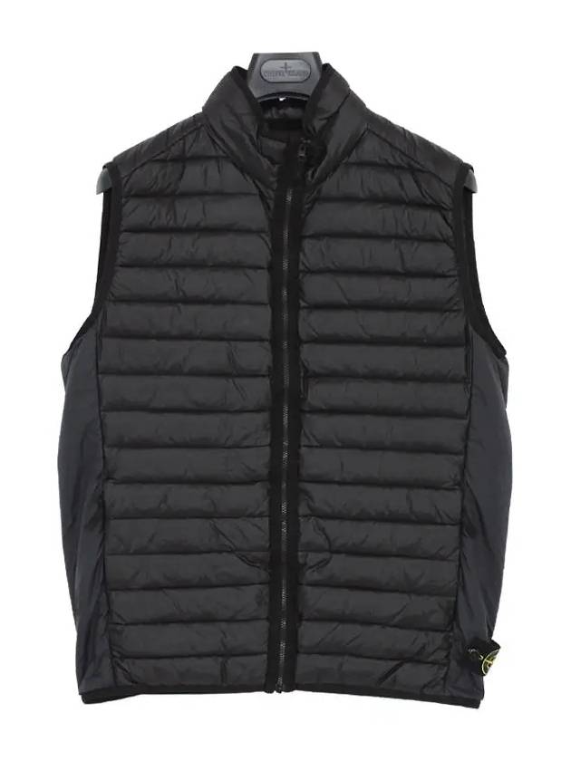 Kids Wappen Logo Padding Vest Black - STONE ISLAND - BALAAN 4