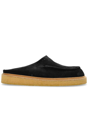 Marni Suede Slippers, Men's, Black - MARNI - BALAAN 1