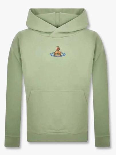 Embroidered ORB Logo Cotton Hoodie Green - VIVIENNE WESTWOOD - BALAAN 2