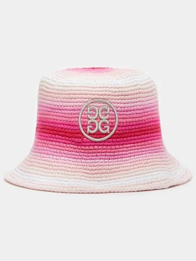 Circle G Ombre Crochet Bucket Hat Pink - G/FORE - BALAAN 2