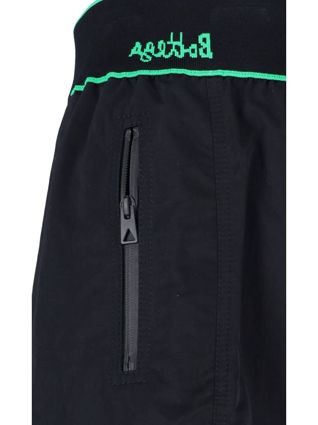 Technical Nylon Shorts Black - BOTTEGA VENETA - BALAAN 6