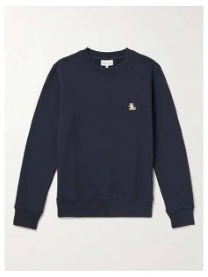 Chillax Patch Regular Sweatshirt Ink Blue - MAISON KITSUNE - BALAAN 2