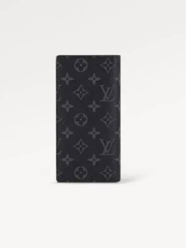 Brazza Monogram Long Wallet Black - LOUIS VUITTON - BALAAN 5