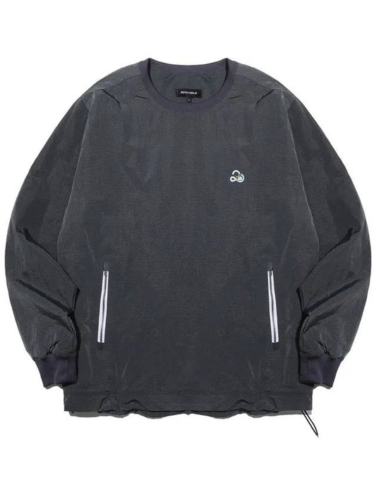 Woven string windbreaker sweatshirt CHARCOAL - 20THHOLE - BALAAN 2