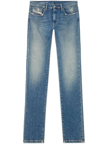 2019 D Strukt Slim Jeans Light Blue - DIESEL - BALAAN 1