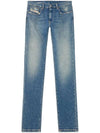 2019 D Strukt Slim Jeans Light Blue - DIESEL - BALAAN 1