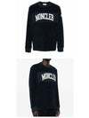 Embroidered Logo Sweatshirt Navy - MONCLER - BALAAN 5