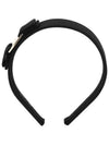 Vara Bow Hairband Black - SALVATORE FERRAGAMO - BALAAN 3