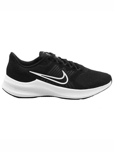 Downshifter 11 Low Top Sneakers Black White - NIKE - BALAAN 1