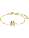 V Logo Metal Crystal Bracelet - VALENTINO - BALAAN 2