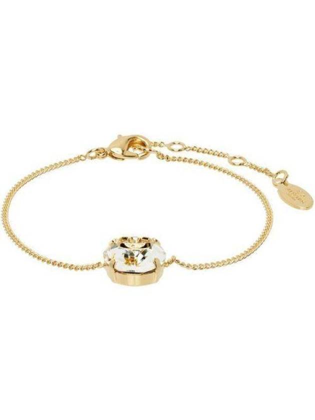 V Logo Metal Crystal Bracelet - VALENTINO - BALAAN 2