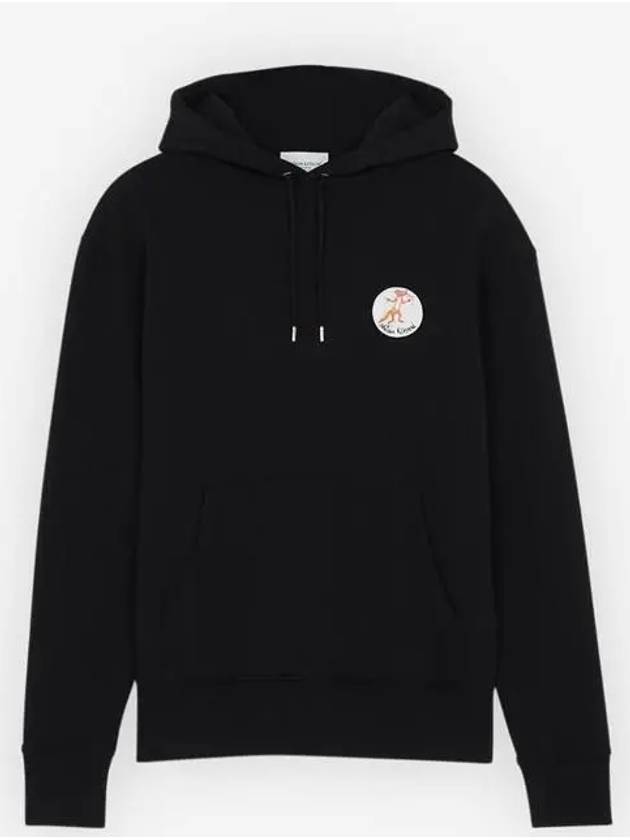 Oly Flower Fox Patch Classic Hoodie Black - MAISON KITSUNE - BALAAN 2