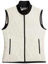 Women s Holma Quilt Hybrid Golf Vest Whisper White GWOW10873 U040 - J.LINDEBERG - BALAAN 1