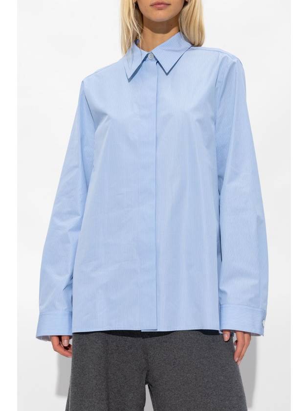 Shirt J05DL0101J45174 494 BLUE - JIL SANDER - BALAAN 4