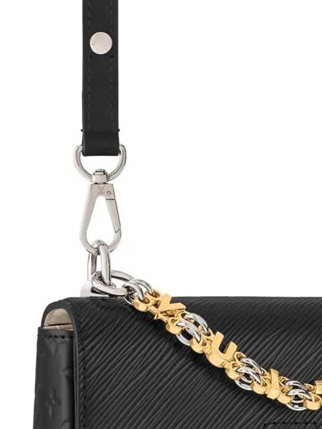 Twist MM Epi Shoulder Bag Black - LOUIS VUITTON - BALAAN 6