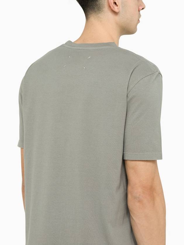 Organic Cotton Short Sleeve T-Shirt Grey - MAISON MARGIELA - BALAAN 5