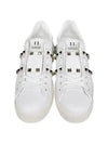 S0A01 BHS 0BO Rockstud Sneakers White - VALENTINO - BALAAN 3