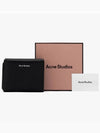 Tri-Fold Logo 3-Fold Card Wallet Black - ACNE STUDIOS - BALAAN 5