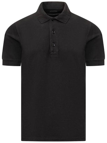 Tom Ford Lyocell Piquet Polo - TOM FORD - BALAAN 1