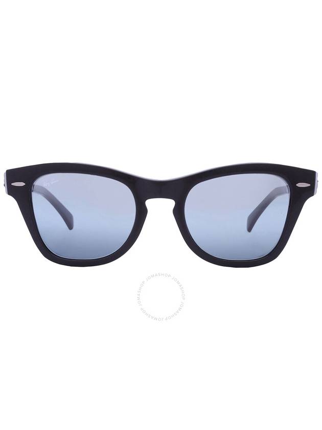 Ray Ban Blue Vintage Mirror Square Unisex Sunglasses RB0707SM 901/G6 50 - RAY-BAN - BALAAN 1