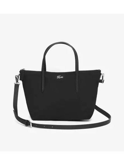 Izzie Tote Cross Bag Black - LACOSTE - BALAAN 2