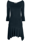 Benito Boat Neck Short Dress Navy - PALOMA WOOL - BALAAN 1