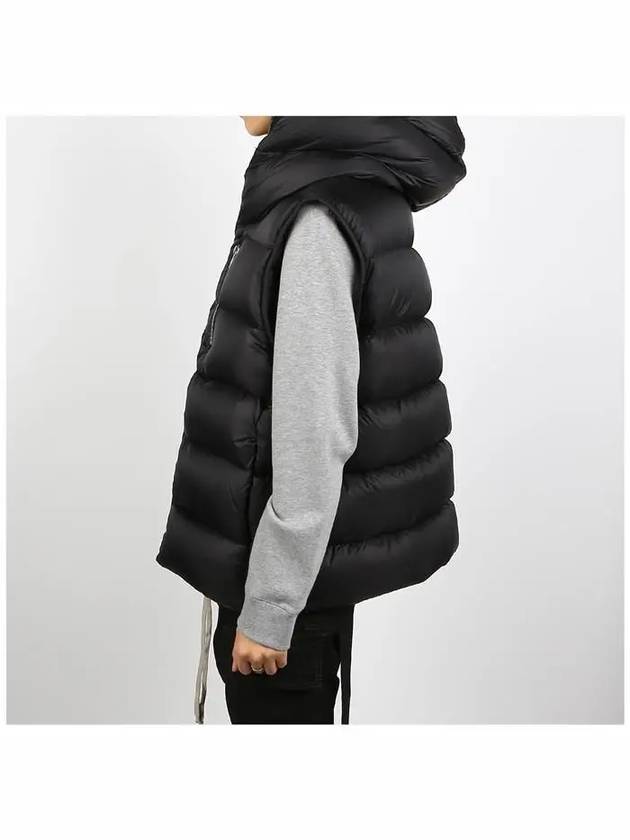 Sealed Quilted Zip-up Vest Black - RICK OWENS - BALAAN 4