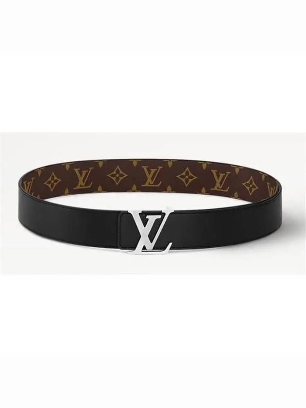 LV Initiales Reversible Monogram Leather Belt Black Brown - LOUIS VUITTON - BALAAN 6