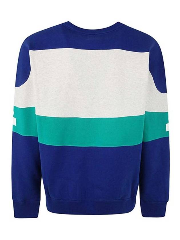 Kivin Logo Crew Neck Sweatshirt Blue - ISABEL MARANT - BALAAN 3