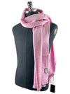 GG logo light pink wool scarf 581537 - GUCCI - BALAAN 2