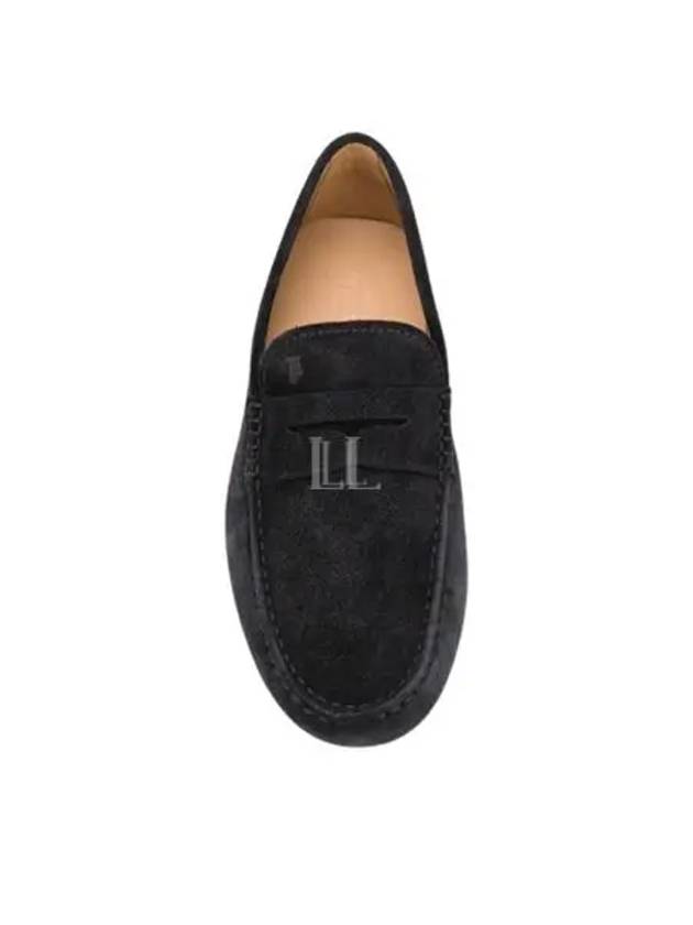 Men's Suede Gommino Driving Shoes Black - TOD'S - BALAAN 2