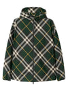 Check Pattern Hoodie Zip-Up Ivy - BURBERRY - BALAAN 2