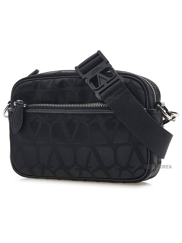 Tech Fabric Shoulder Bag Black - VALENTINO - BALAAN 3