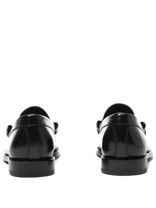 Luco Triomphe Polished Bull Loafers Black - CELINE - BALAAN 9