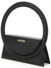 Le Sac Rond Circle Purse Tote Bag Black - JACQUEMUS - BALAAN 4