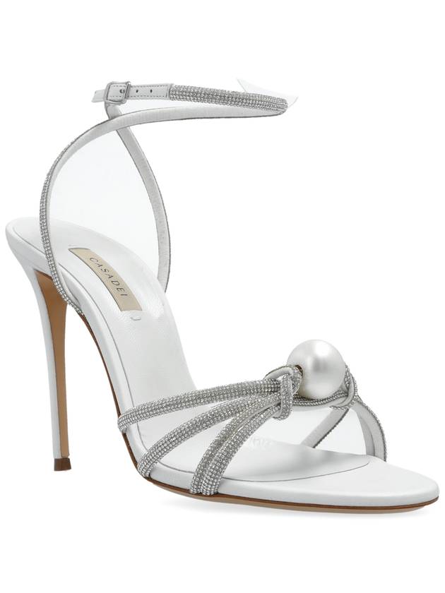 Casadei Heeled Sandals, Women's, Silver - CASADEI - BALAAN 4