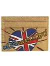 DG Love London Card Wallet Gold - DOLCE&GABBANA - BALAAN 1