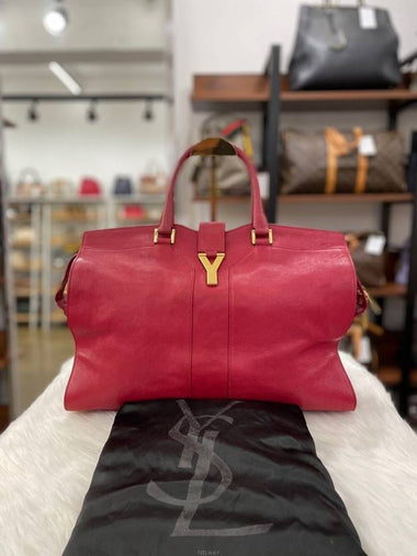 Daol Sangin Store Carvasique Boston Bag Red 311217 Condition B - SAINT LAURENT - BALAAN 1