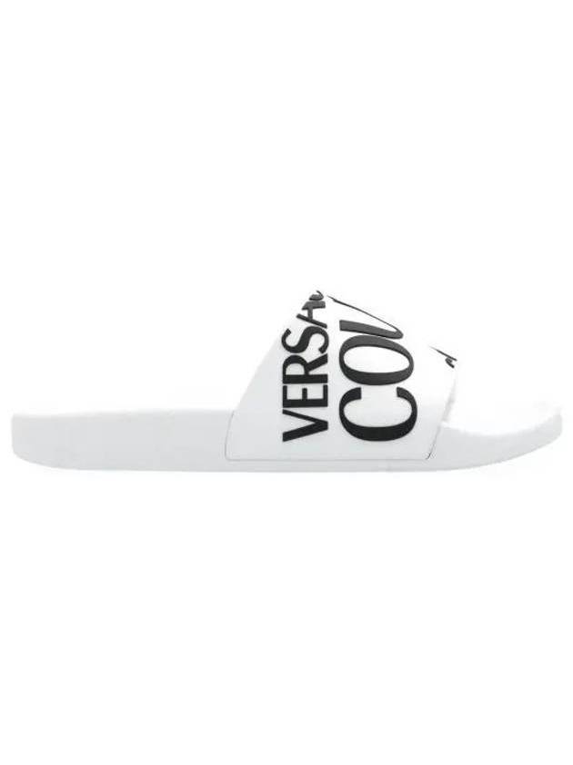 Logo Slippers White - VERSACE - BALAAN 1