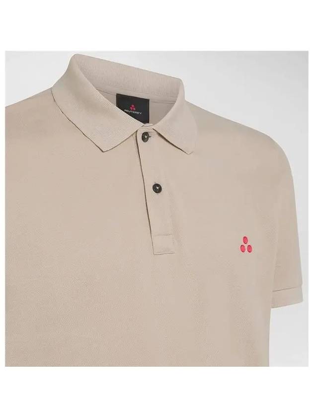 Zeno 01 Cotton Pique Polo Shirt Amaretto - PEUTEREY - BALAAN 3