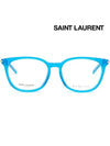 Glasses frame SL38 VL3 translucent horn rim blue - SAINT LAURENT - BALAAN 3