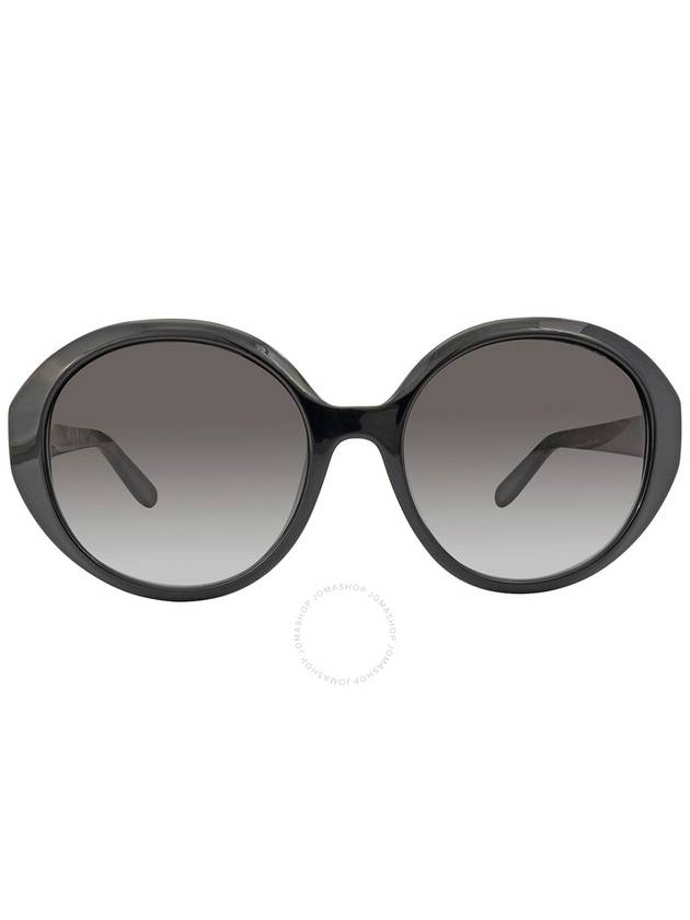 Eyewear Grey Gradient Round Sunglasses Black - SALVATORE FERRAGAMO - BALAAN 2