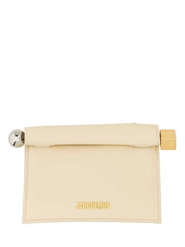 La Petit Pochette Rond Suede Clutch Bag - JACQUEMUS - BALAAN 3